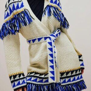 MOTHER Fringe Cardigan